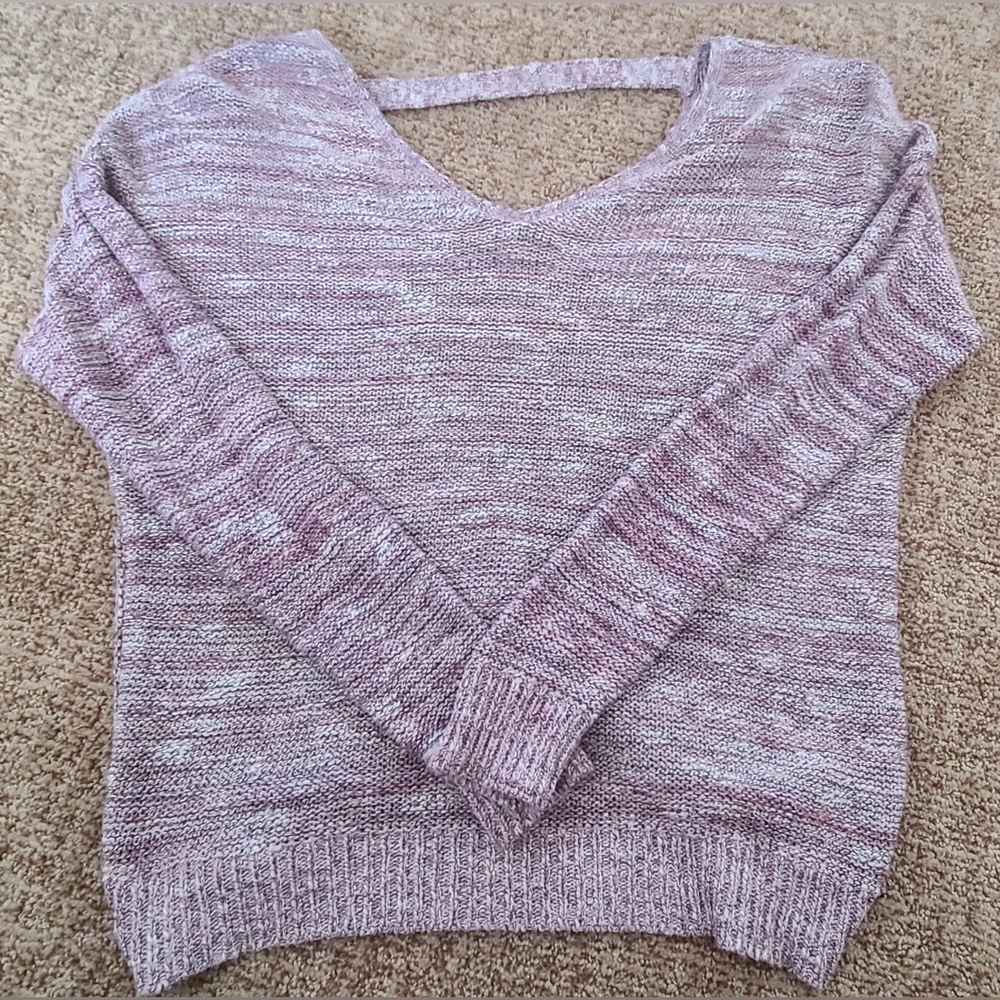Great for Fall! Gently Used..sweater with great open back by Express